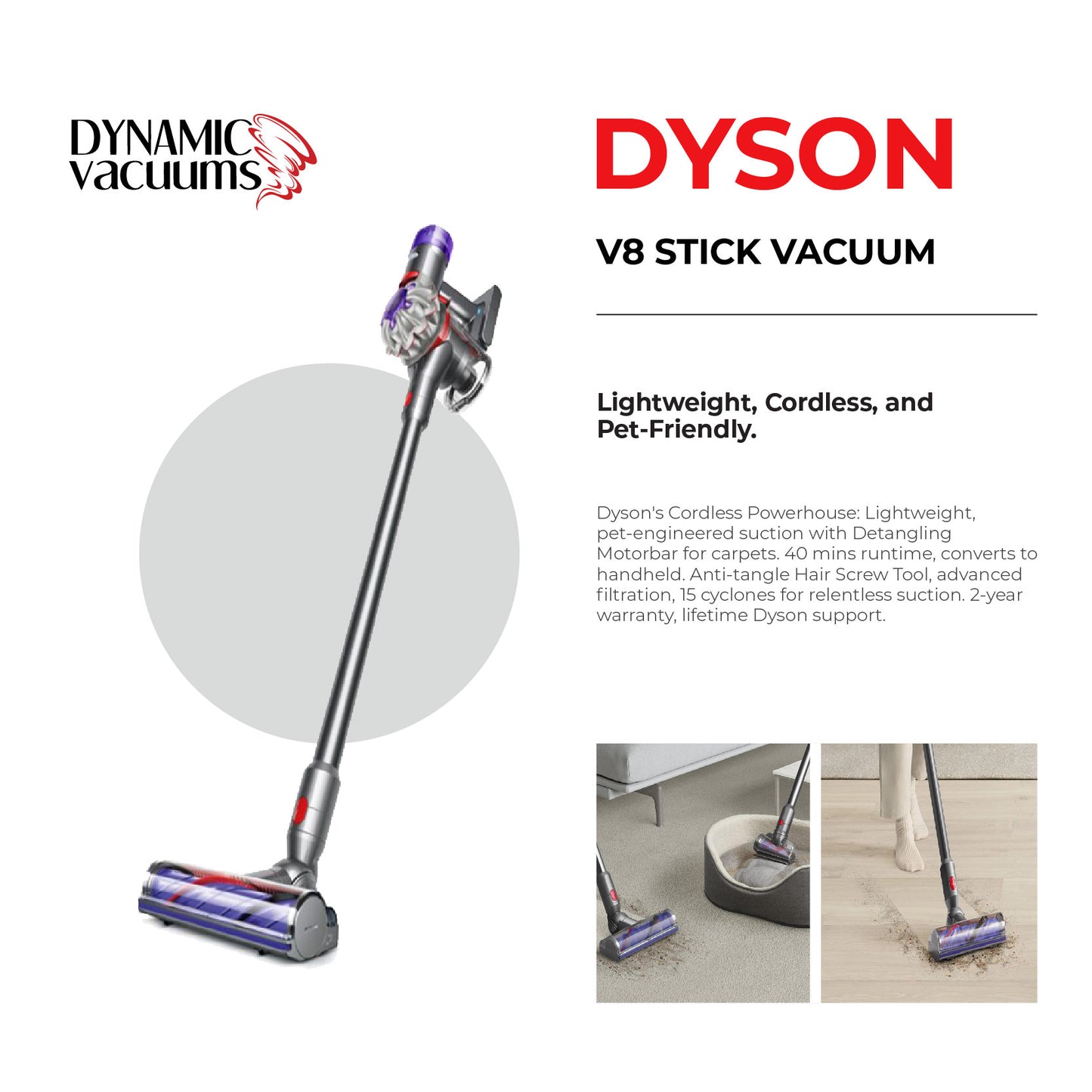 Dyson V8 Stick Vacuum