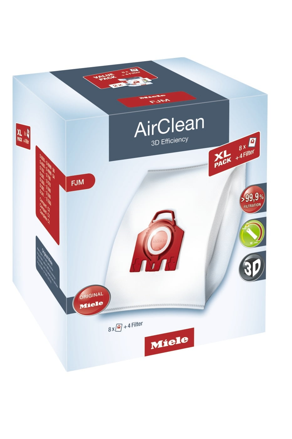 Miele FJM AirClean Dustbag ValuePack