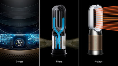 Dyson Purifier Hot+Cool HP2 De-NOx (White/Gold)