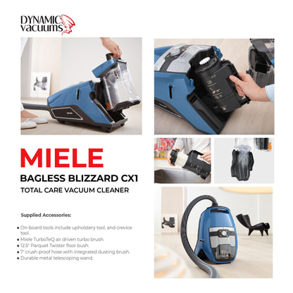 Miele Bagless Blizzard CX1 Total Care Vacuum Cleaner