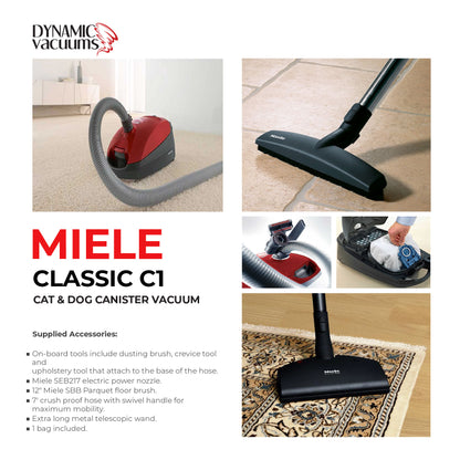 Miele Classic C1 Cat & Dog Canister Vacuum