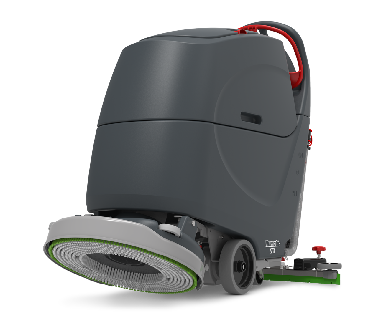 Numatic TBL 1620/100T 20" Traction Drive Battery Scrubber 2 Batteries