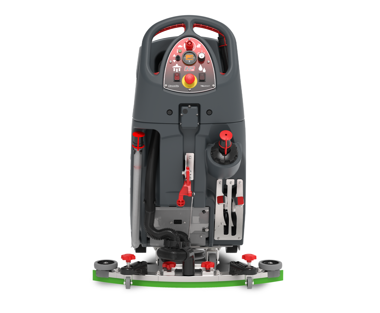 Numatic TBL 1620/100T 20" Traction Drive Battery Scrubber 2 Batteries