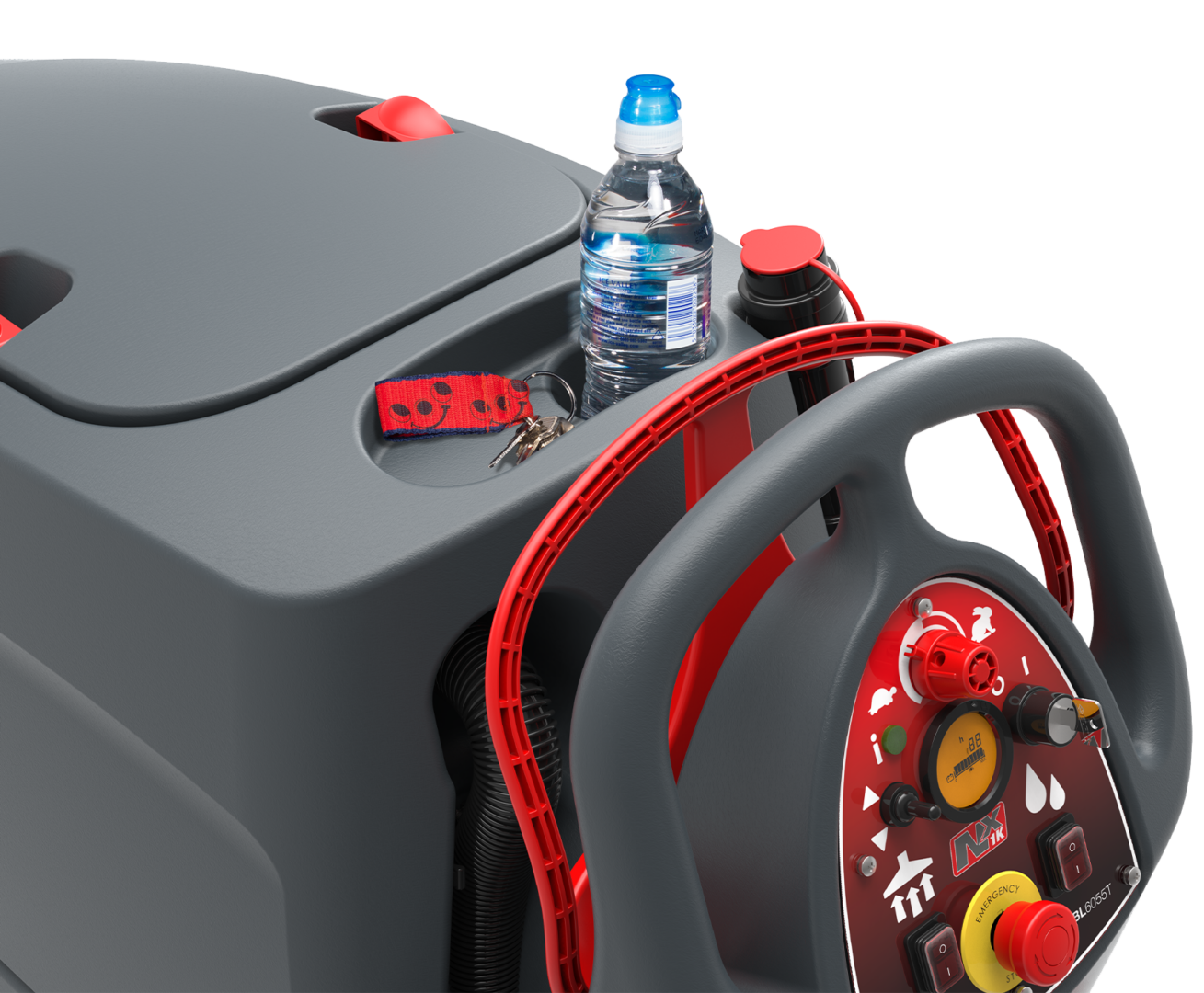 Numatic TBL 1620/100T 20" Traction Drive Battery Scrubber 2 Batteries