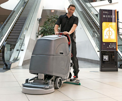 Numatic TBL 1620/100T 20" Traction Drive Battery Scrubber 2 Batteries