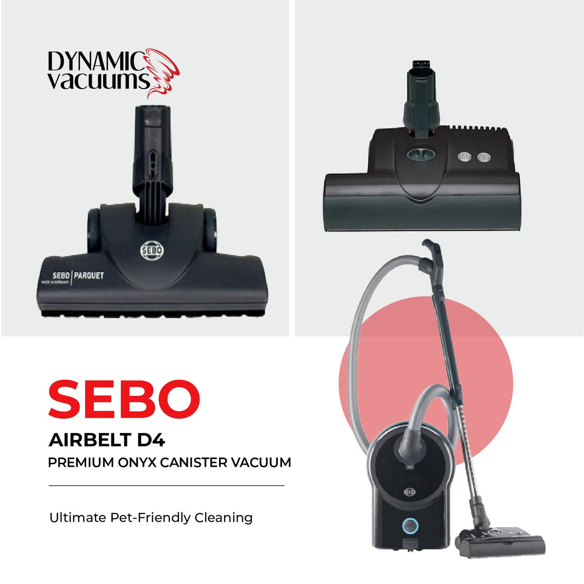 Sebo Airbelt D4 Premium Onyx Canister Vacuum – Dynamic Vacuums