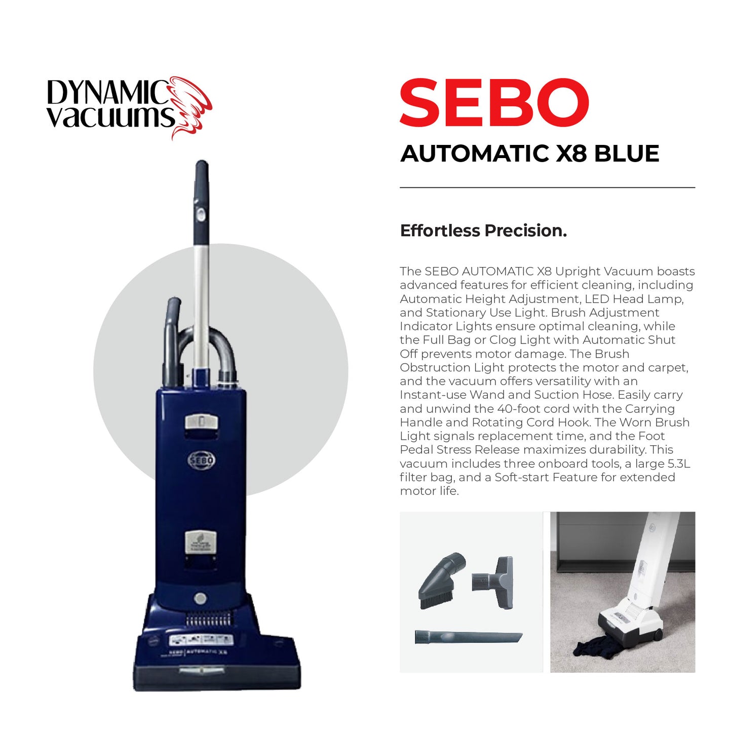 Sebo Automatic X8 Blue