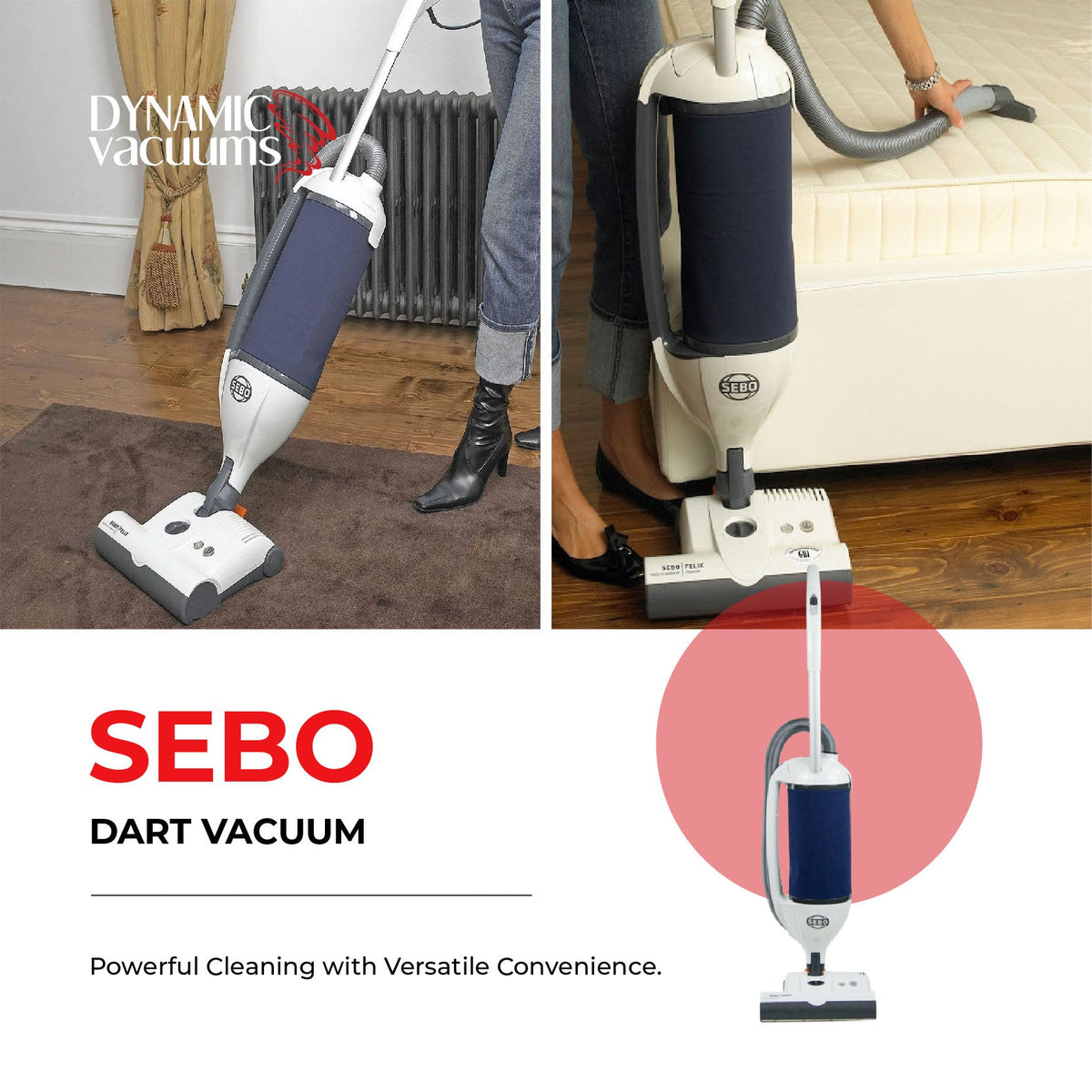 Sebo Dart Upright Vacuum – Dynamic Vacuums
