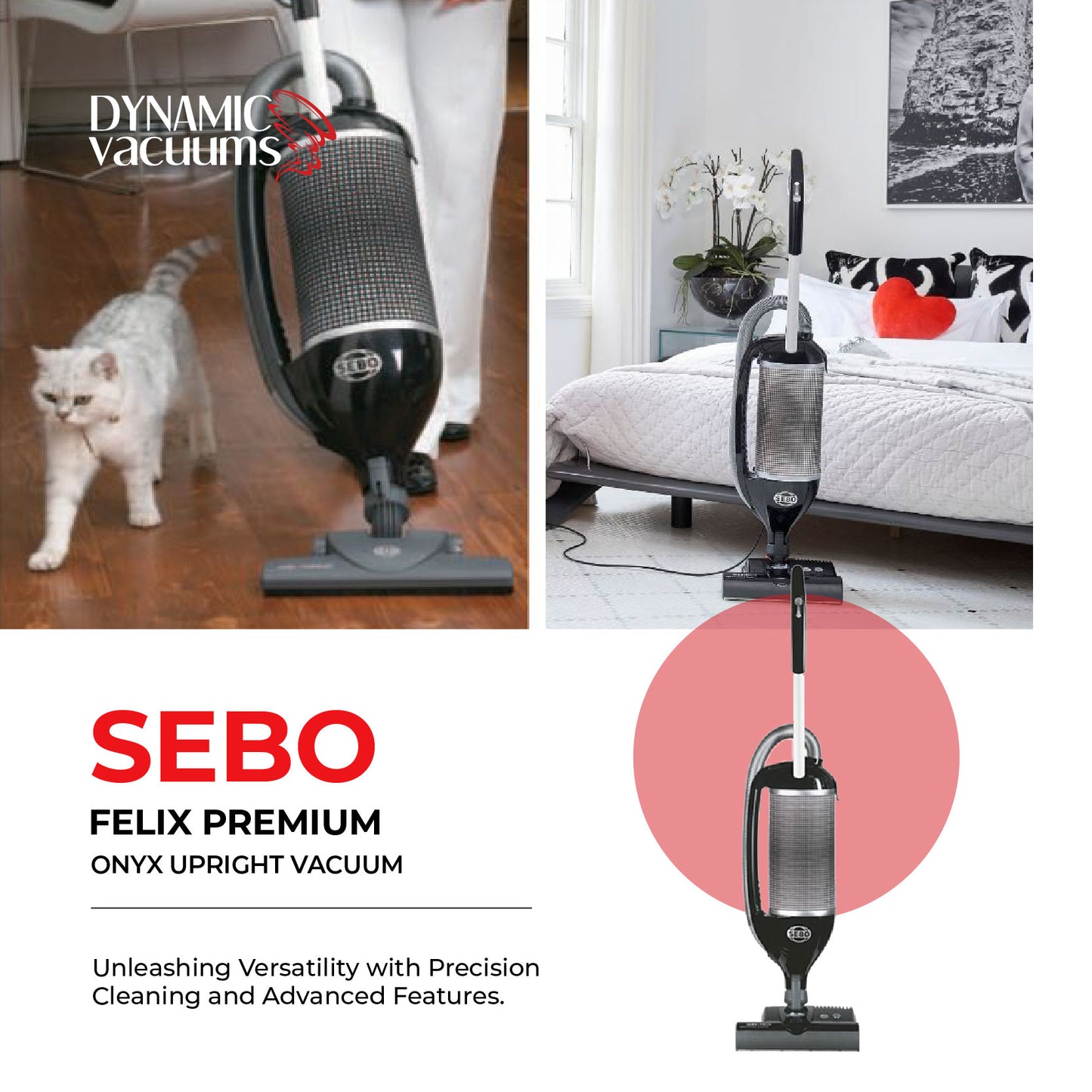 Sebo Felix Premium Onyx Upright Vacuum