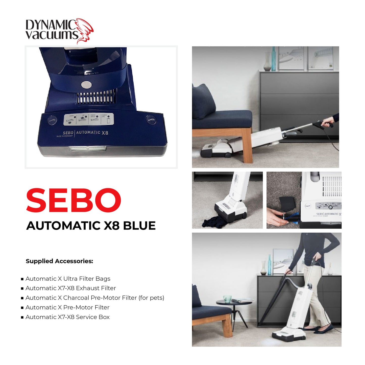 Sebo Automatic X8 Blue