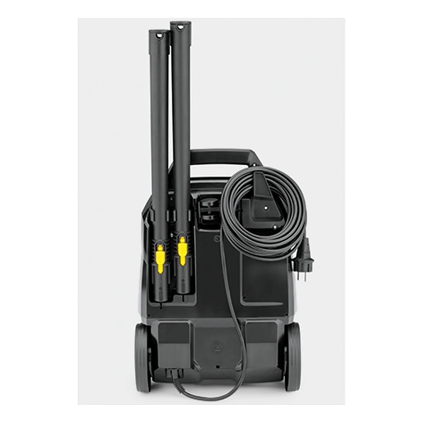 Tornado VS4 Chemical Free Steam Cleaner 97102 standing with tools mounted and cord hanging