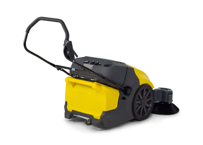 Tornado Torrent 28 Walk-Behind Battery Sweeper TW050- W28-U rear and hopper