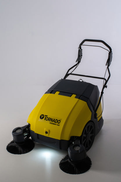 Tornado Torrent 43 Walk-Behind Battery Sweeper with light