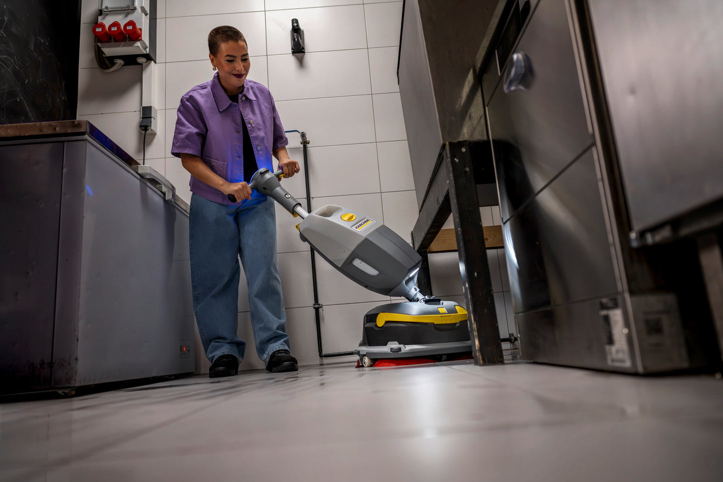 Karcher K-Mop 46 Bp Pack 36/75 Compact Floor Scrubber