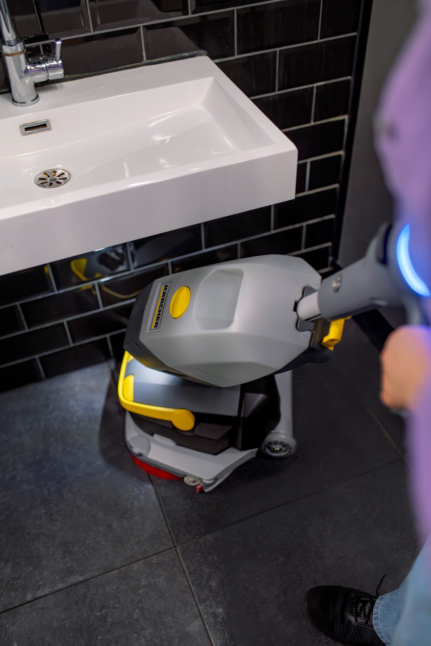 Karcher K-Mop 46 Bp Pack 36/75 Compact Floor Scrubber