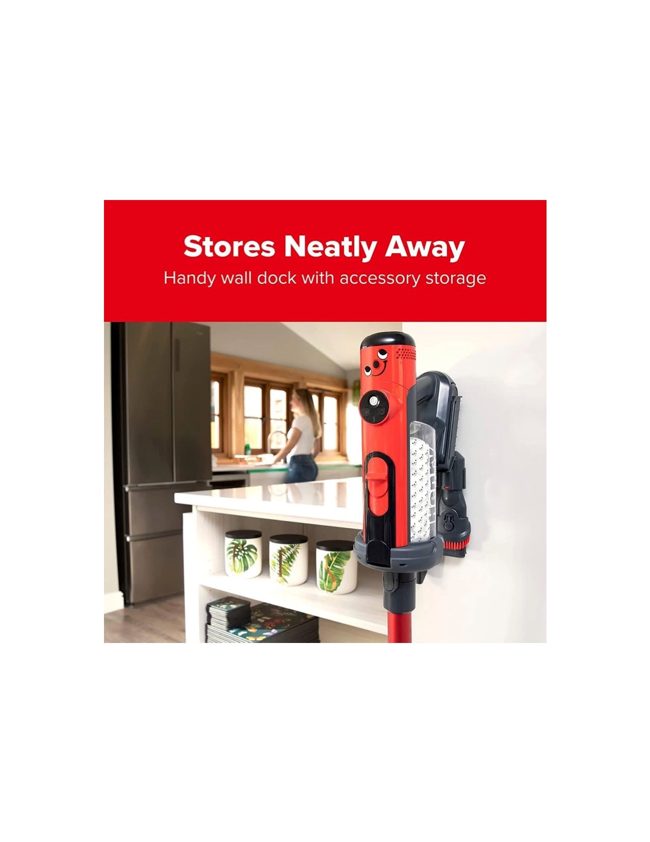 Numatic Henry Quick Bagged Cordless Stick Vacuum