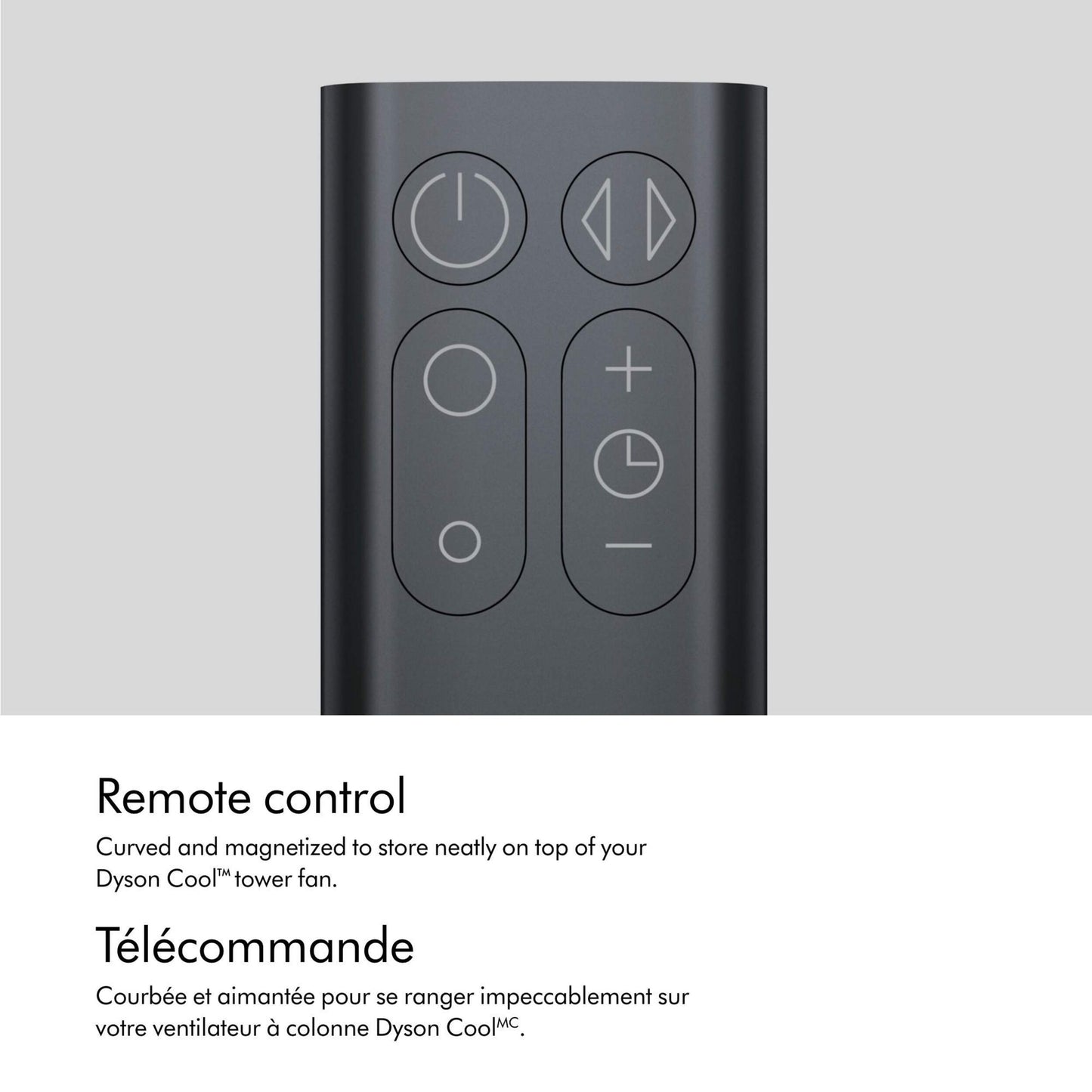 Dyson AM07 Cool™ Tower Fan Black/Nickle remote control