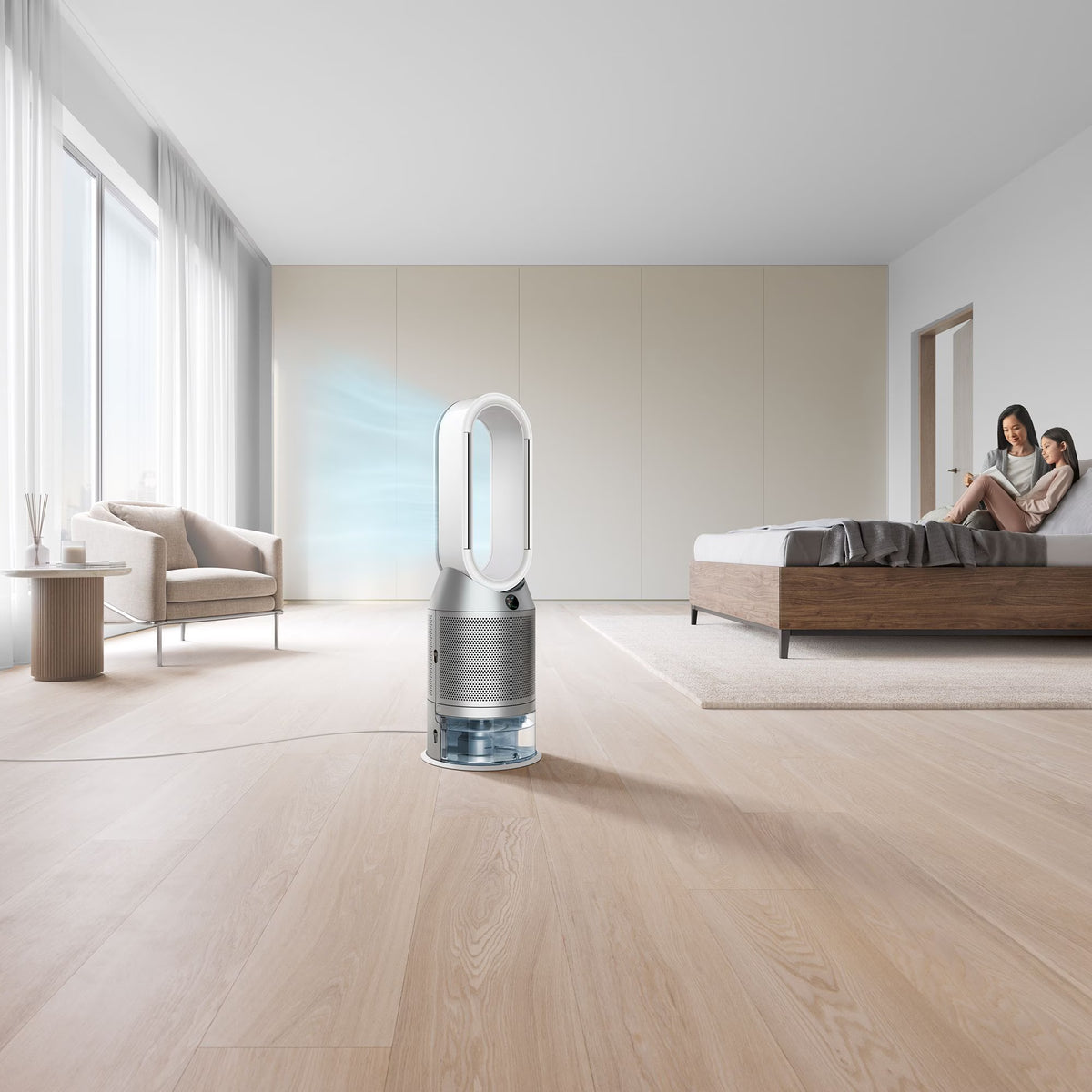 Dyson PH03 Purifier Humidify + Cool HEPA Oscillating Air Purifier, Fan & Humidifier White/Silver