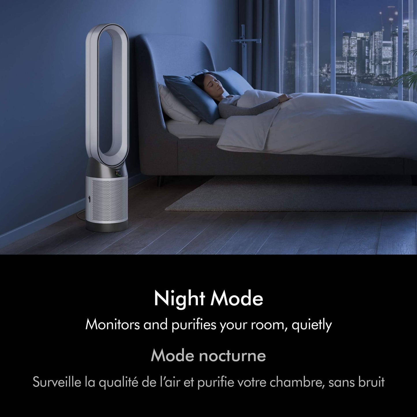 Dyson TP10 Purifier Cool Gen1 Air Purifying Fan features night mode