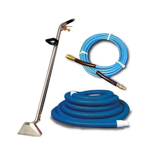 Esteam High Pressure Extractor Vacuum Solution & Suction Hose W/ S-Bend Wand Complete Set