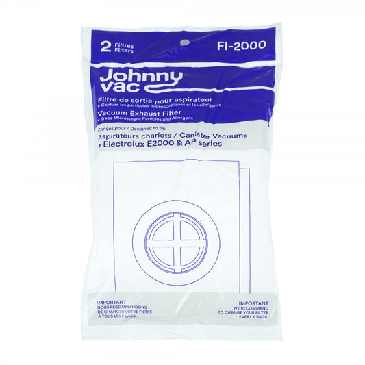 Exhaust Filter FI2000 Assembly - Electrolux E2000 and Serie Ap- Pkg/2
