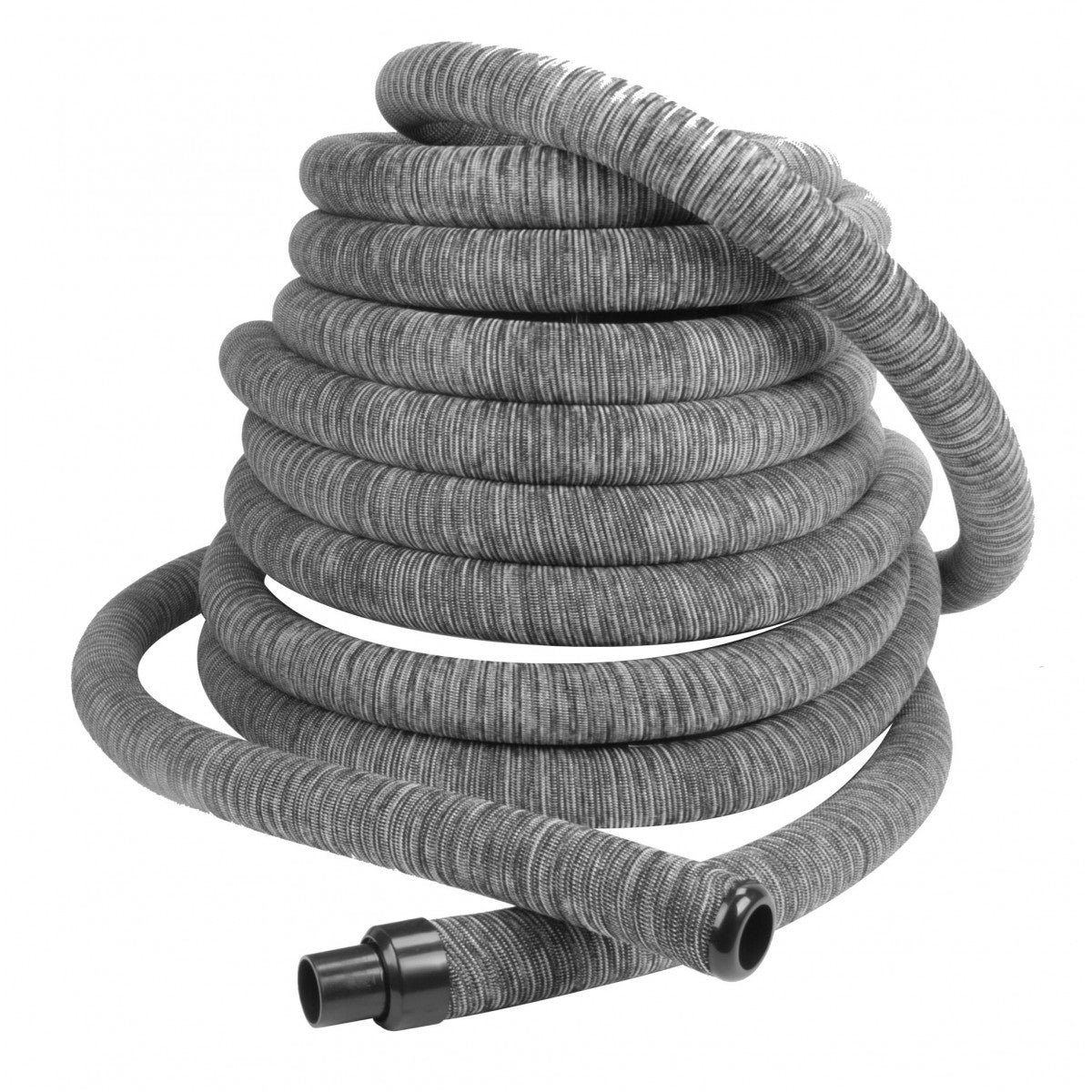 30' Hide-A-Hose Hose for Central Vacuum with Grey Hose Cover - Rapid Flex