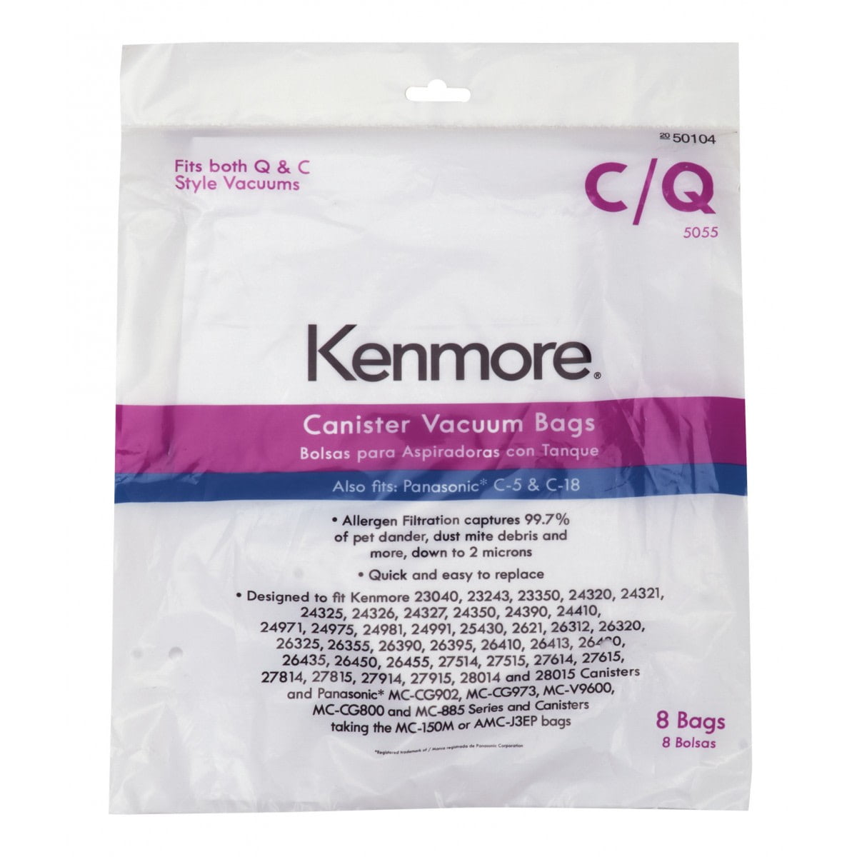 Kenmore Type Q/C Paper Bags