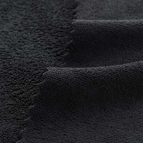 Hospeco SmartRags Heavy-Weight Microfiber Cloths – 16" x 16", 275 GSM, Black