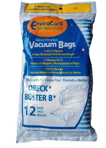 Oreck Buster B Vacuum Bags 12-Pack